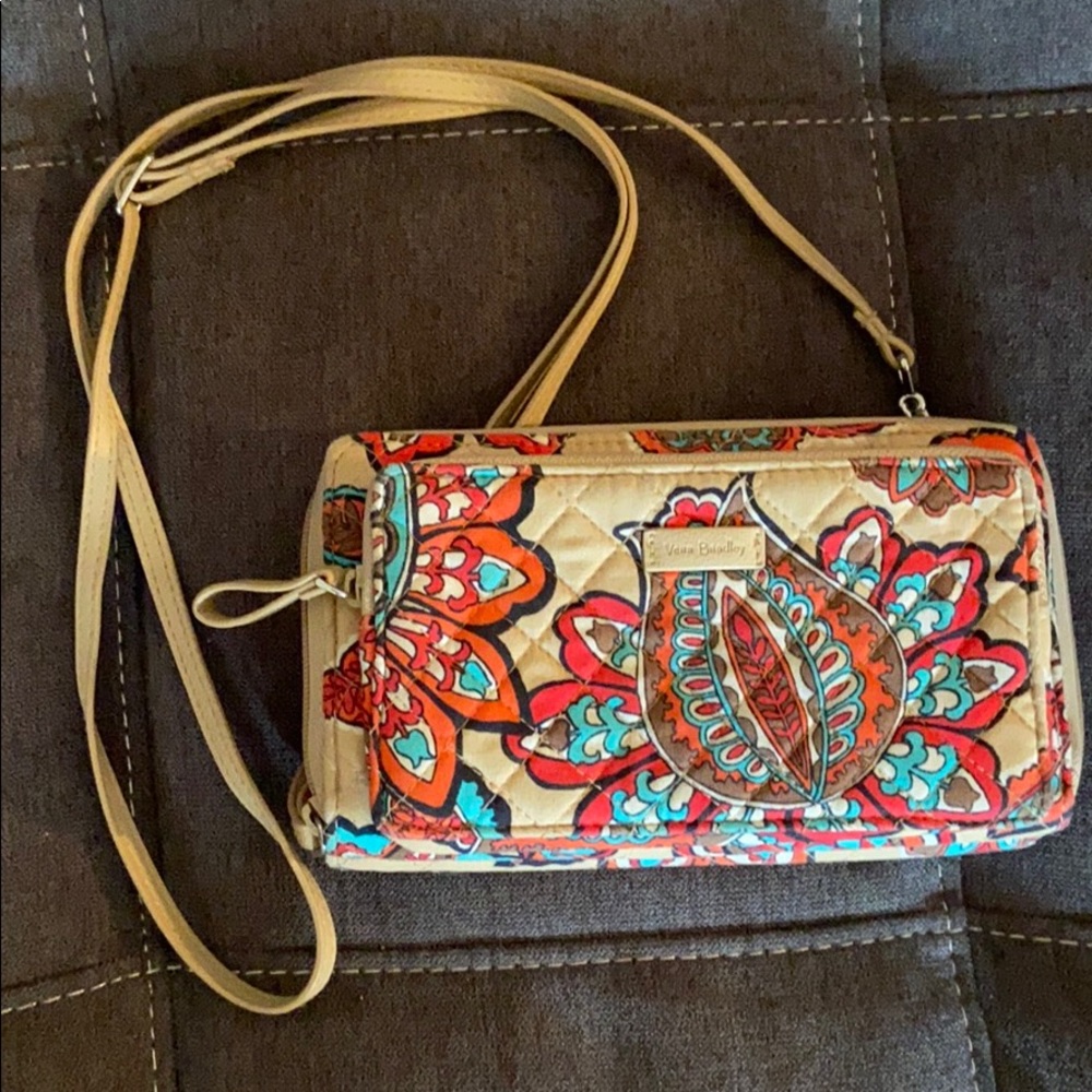 Vera Bradley RFID deluxe all together crossbody
